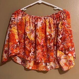 Floral Off-Shoulder Blouse